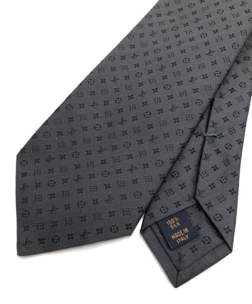 LOUIS VUITTON（ルイ ヴィトン）LOUIS VUITTON (ルイ ヴィトン) シルクネクタイ グレー サイズ:不明 未使用品の古着・服飾アイテム