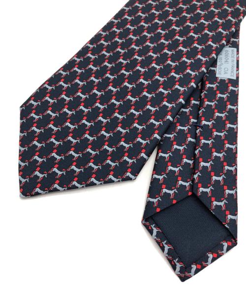 HERMES（エルメス）HERMES (エルメス) ウマ柄シルクネクタイ サイズ:不明 未使用品の古着・服飾アイテム