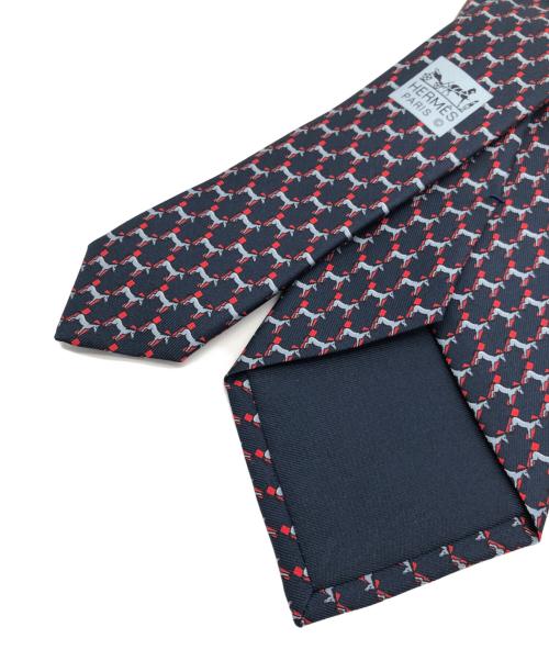 HERMES（エルメス）HERMES (エルメス) ウマ柄シルクネクタイ サイズ:不明 未使用品の古着・服飾アイテム