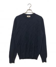 HERMES（エルメス）の古着「厚手ニット」｜ネイビー