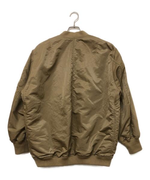 RLAM PLAGE（リアムプラージュ）RLAM PLAGE (リアムプラージュ) MA-1ジャケット ベージュ サイズ:SIZE 38の古着・服飾アイテム