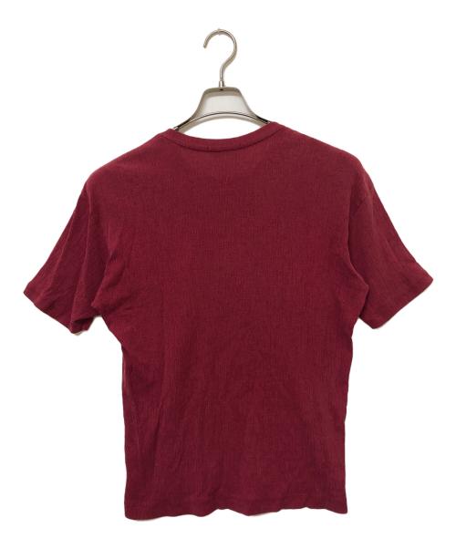 ISSEY MIYAKE MEN（イッセイミヤケメン）ISSEY MIYAKE MEN (イッセイミヤケメン) 半袖カットソー レッド サイズ:1の古着・服飾アイテム