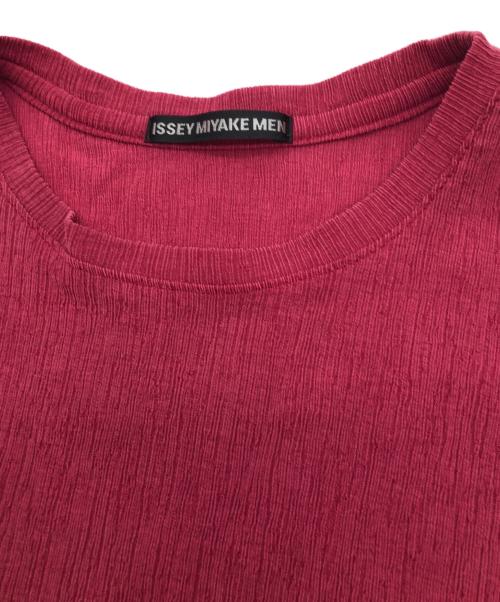 ISSEY MIYAKE MEN（イッセイミヤケメン）ISSEY MIYAKE MEN (イッセイミヤケメン) 半袖カットソー レッド サイズ:1の古着・服飾アイテム