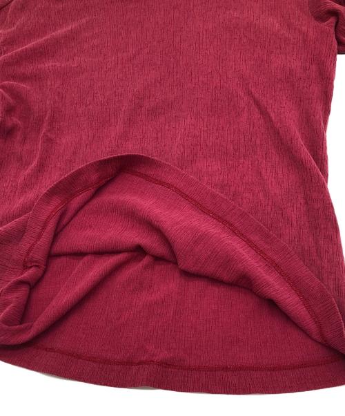 ISSEY MIYAKE MEN（イッセイミヤケメン）ISSEY MIYAKE MEN (イッセイミヤケメン) 半袖カットソー レッド サイズ:1の古着・服飾アイテム