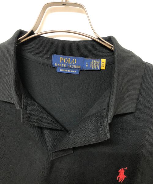 POLO RALPH LAUREN（ポロ・ラルフローレン）POLO RALPH LAUREN (ポロ・ラルフローレン) ポロシャツ ブラック サイズ:SIZE Lの古着・服飾アイテム
