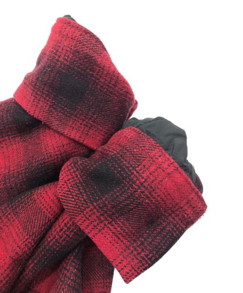 UNIVERSAL OVERALL（ユニバーサルオーバーオール）UNIVERSAL OVERALL (ユニバーサルオーバーオール) ウールジャケット レッド×ブラック サイズ:SIZE Lの古着・服飾アイテム