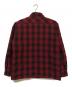 UNIVERSAL OVERALL (ユニバーサルオーバーオール) ウールジャケット レッド×ブラック サイズ:SIZE L：8000円