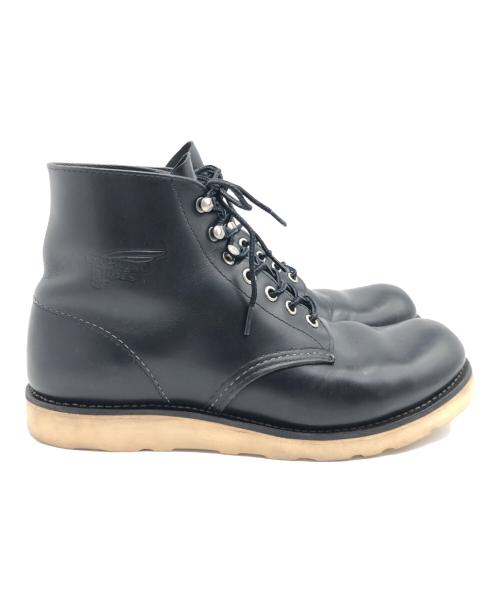 RED WING（レッドウィング）RED WING (レッドウィング) 6インチクラシックブーツ ブラック サイズ:SIZE 26cmの古着・服飾アイテム