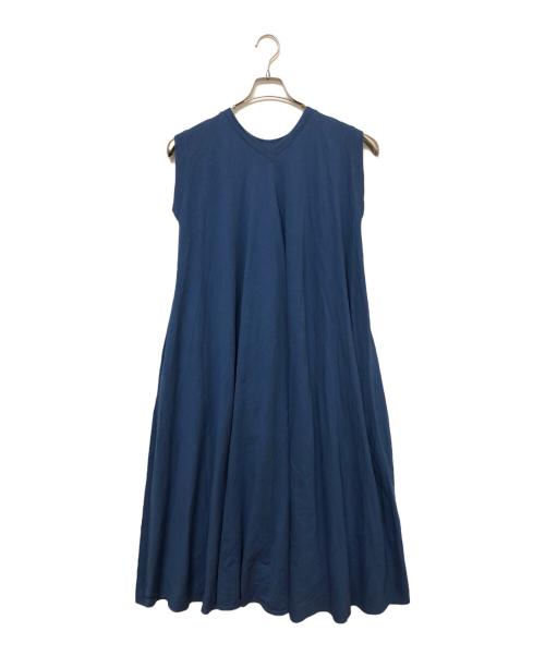 ATON（エイトン）ATON (エイトン) ノースリーブワンピース ネイビー サイズ:SIZE 1の古着・服飾アイテム