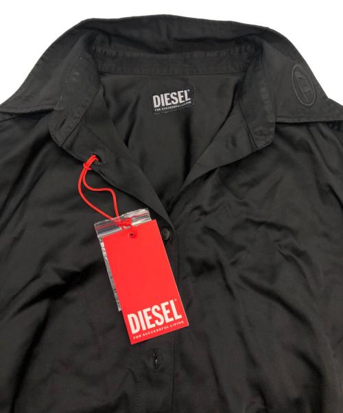 DIESEL（ディーゼル）DIESEL (ディーゼル) シャツワンピース ブラック サイズ:SIZE XXS 未使用品の古着・服飾アイテム