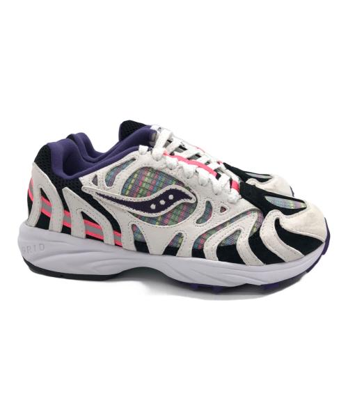 SAUCONY（サッカニー）SAUCONY (サッカニー) スニーカー ホワイト×パープル サイズ:23.5の古着・服飾アイテム