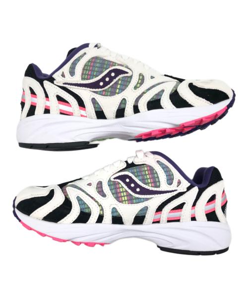 SAUCONY（サッカニー）SAUCONY (サッカニー) スニーカー ホワイト×パープル サイズ:23.5の古着・服飾アイテム