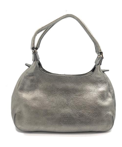 HIROFU（ヒロフ）HIROFU (ヒロフ) セミショルダーバッグ シルバーカラーの古着・服飾アイテム
