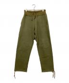 NIGEL CABOURNナイジェルケーボン）の古着「スウェットパンツ」｜グリーン