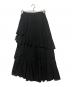 Snidel (スナイデル) ストレートプリーツティアードスカート ブラック サイズ:SIZE 1：5000円