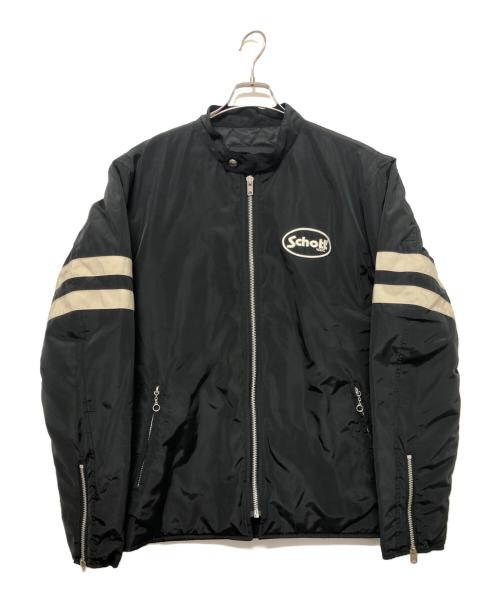 Schott（ショット）Schott (ショット) シングルライダースジャケット ブラック サイズ:2XLの古着・服飾アイテム
