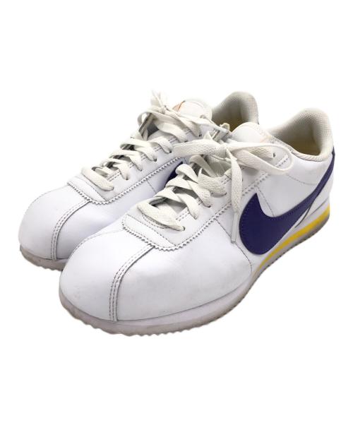 NIKE（ナイキ）NIKE (ナイキ) コルテッツ ホワイト×パープル サイズ:26.5の古着・服飾アイテム