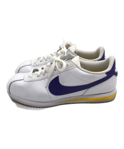 NIKE（ナイキ）NIKE (ナイキ) コルテッツ ホワイト×パープル サイズ:26.5の古着・服飾アイテム