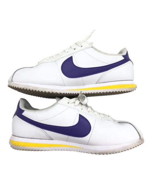 NIKE（ナイキ）NIKE (ナイキ) コルテッツ ホワイト×パープル サイズ:26.5の古着・服飾アイテム