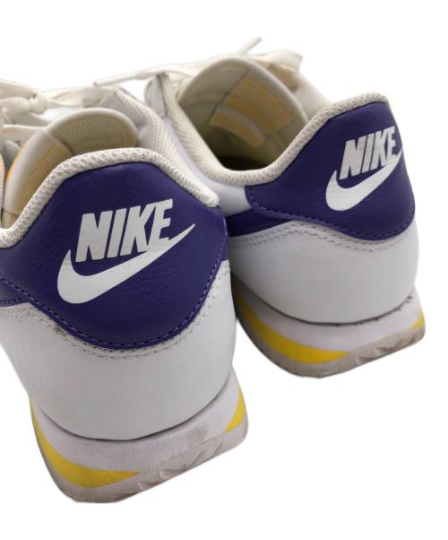 NIKE（ナイキ）NIKE (ナイキ) コルテッツ ホワイト×パープル サイズ:26.5の古着・服飾アイテム