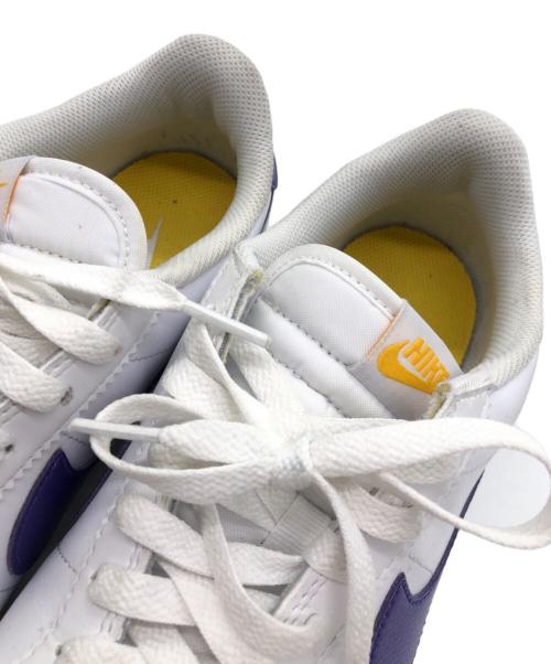 NIKE（ナイキ）NIKE (ナイキ) コルテッツ ホワイト×パープル サイズ:26.5の古着・服飾アイテム