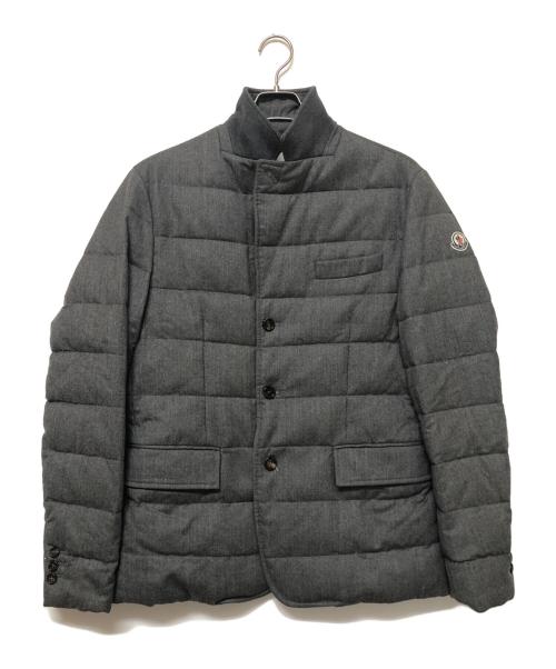 MONCLER（モンクレール）MONCLER (モンクレール) RODIN GIUBBOTTO　ダウンジャケット グレー サイズ:SIZE Lの古着・服飾アイテム