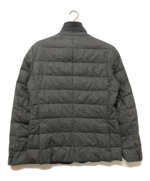 MONCLER（モンクレール）MONCLER (モンクレール) RODIN GIUBBOTTO　ダウンジャケット グレー サイズ:SIZE Lの古着・服飾アイテム