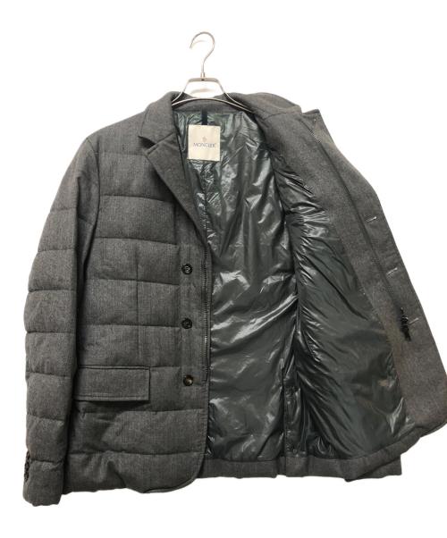 MONCLER（モンクレール）MONCLER (モンクレール) RODIN GIUBBOTTO　ダウンジャケット グレー サイズ:SIZE Lの古着・服飾アイテム