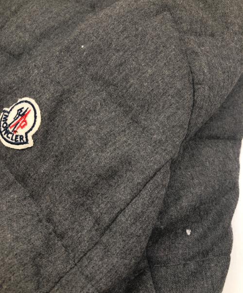 MONCLER（モンクレール）MONCLER (モンクレール) RODIN GIUBBOTTO　ダウンジャケット グレー サイズ:SIZE Lの古着・服飾アイテム