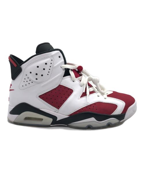 NIKE（ナイキ）NIKE (ナイキ) AIR JORDAN6 Carmine レッド×ホワイト サイズ:SIZE 27cmの古着・服飾アイテム