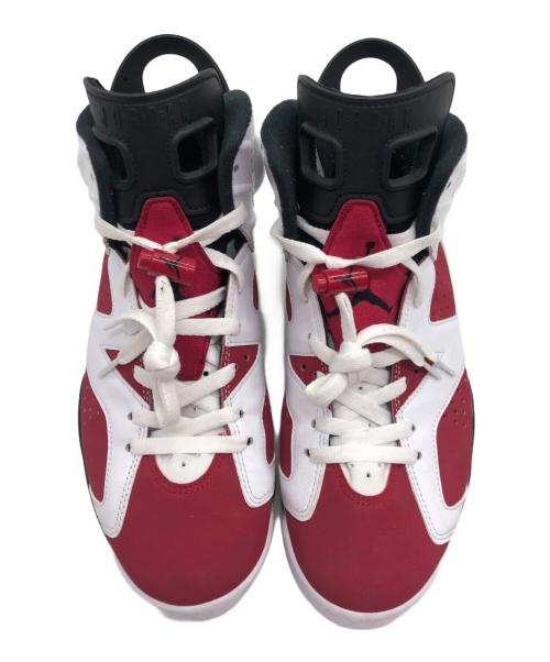 NIKE（ナイキ）NIKE (ナイキ) AIR JORDAN6 Carmine レッド×ホワイト サイズ:SIZE 27cmの古着・服飾アイテム