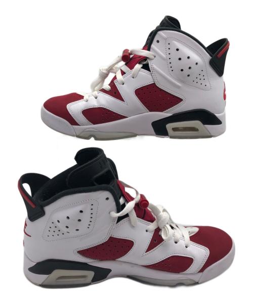 NIKE（ナイキ）NIKE (ナイキ) AIR JORDAN6 Carmine レッド×ホワイト サイズ:SIZE 27cmの古着・服飾アイテム