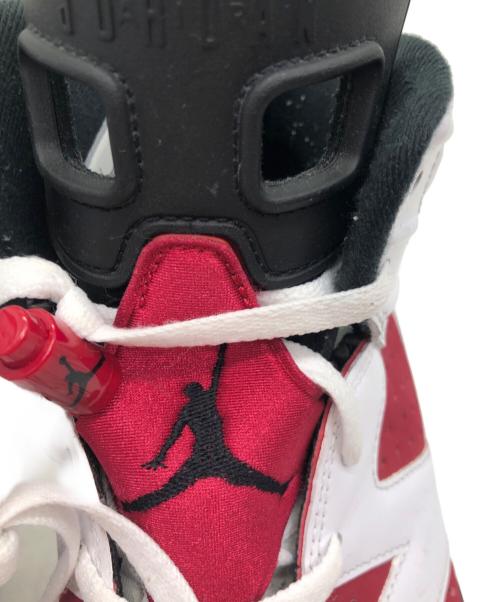 NIKE（ナイキ）NIKE (ナイキ) AIR JORDAN6 Carmine レッド×ホワイト サイズ:SIZE 27cmの古着・服飾アイテム