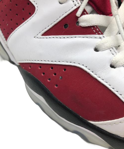 NIKE（ナイキ）NIKE (ナイキ) AIR JORDAN6 Carmine レッド×ホワイト サイズ:SIZE 27cmの古着・服飾アイテム