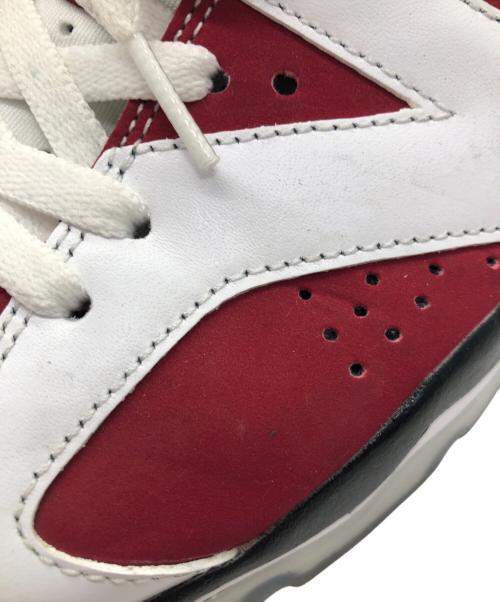 NIKE（ナイキ）NIKE (ナイキ) AIR JORDAN6 Carmine レッド×ホワイト サイズ:SIZE 27cmの古着・服飾アイテム