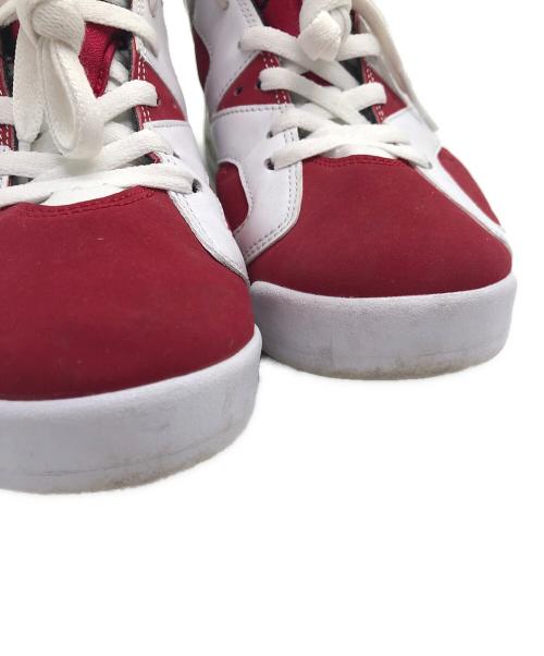 NIKE（ナイキ）NIKE (ナイキ) AIR JORDAN6 Carmine レッド×ホワイト サイズ:SIZE 27cmの古着・服飾アイテム
