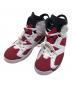 NIKE（ナイキ）の古着「AIR JORDAN6 Carmine」｜レッド×ホワイト