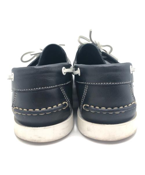 PARABOOT（パラブーツ）PARABOOT (パラブーツ) レザーデッキシューズ ネイビー サイズ:SIZE 8の古着・服飾アイテム