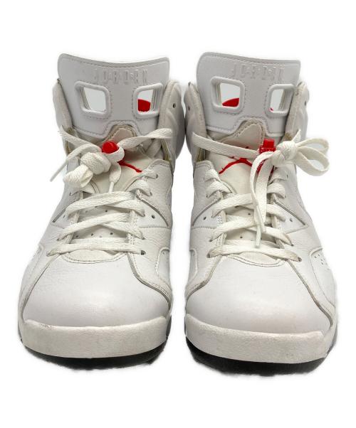 NIKE（ナイキ）NIKE (ナイキ) AIR JORDAN6 ホワイト×レッド サイズ:27の古着・服飾アイテム