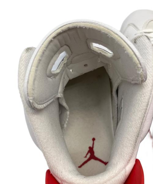 NIKE（ナイキ）NIKE (ナイキ) AIR JORDAN6 ホワイト×レッド サイズ:27の古着・服飾アイテム