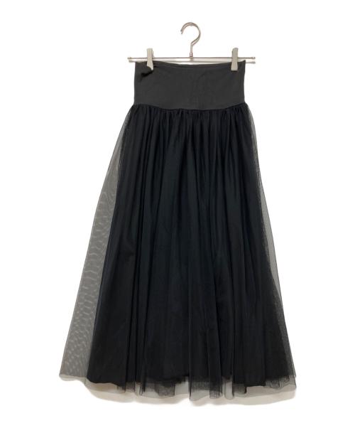 DANSKIN（ダンスキン）DANSKIN (ダンスキン) ロングスカート ブラック サイズ:SIZE Mの古着・服飾アイテム