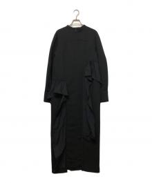 UN3D.（アンスリード）の古着「2024年モデル LAYERED PARTS OP　長袖ワンピース」｜ブラック