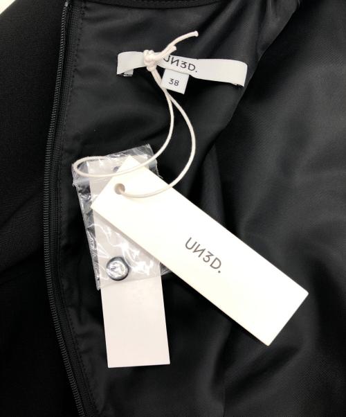 UN3D.（アンスリード）UN3D. (アンスリード) 2024年モデル LAYERED PARTS OP　長袖ワンピース ブラック サイズ:SIZE 38 未使用品の古着・服飾アイテム