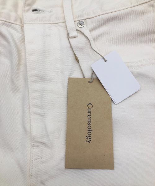 Curensology（カレンソロジー）Curensology (カレンソロジー) &RC　カーヴィーデニムパンツ オフホワイト サイズ:SIZE 36 未使用品の古着・服飾アイテム