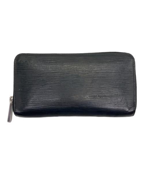 LOUIS VUITTON（ルイ ヴィトン）LOUIS VUITTON (ルイ ヴィトン) ラウンドファスナー財布 ブラックの古着・服飾アイテム