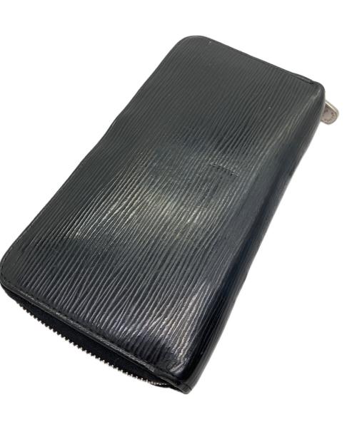 LOUIS VUITTON（ルイ ヴィトン）LOUIS VUITTON (ルイ ヴィトン) ラウンドファスナー財布 ブラックの古着・服飾アイテム