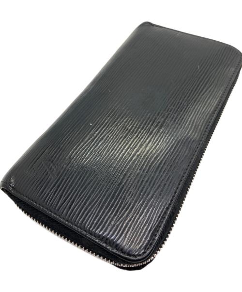 LOUIS VUITTON（ルイ ヴィトン）LOUIS VUITTON (ルイ ヴィトン) ラウンドファスナー財布 ブラックの古着・服飾アイテム