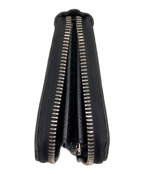 LOUIS VUITTON（ルイ ヴィトン）LOUIS VUITTON (ルイ ヴィトン) ラウンドファスナー財布 ブラックの古着・服飾アイテム