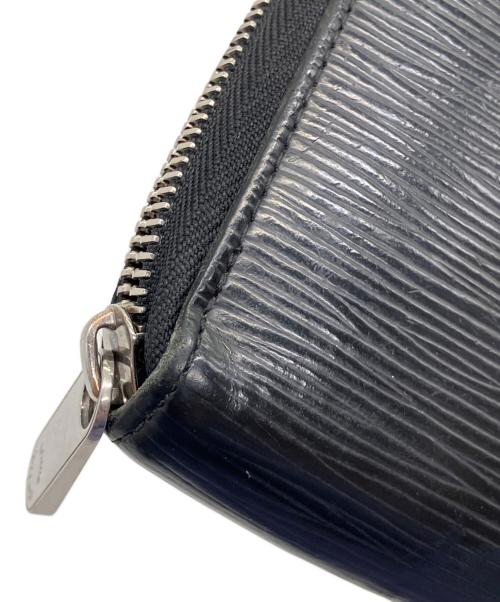 LOUIS VUITTON（ルイ ヴィトン）LOUIS VUITTON (ルイ ヴィトン) ラウンドファスナー財布 ブラックの古着・服飾アイテム