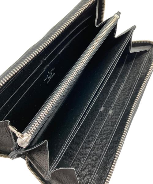 LOUIS VUITTON（ルイ ヴィトン）LOUIS VUITTON (ルイ ヴィトン) ラウンドファスナー財布 ブラックの古着・服飾アイテム